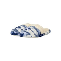 Women home slippers 36-40 white/blue