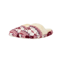Women home slippers 36-41 white/red