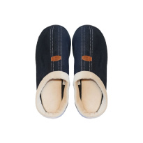 Men home slippers 41-46 black