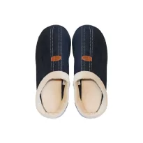 Men home slippers 41-46 black
