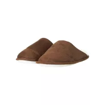 Women home slippers 36-41 brown/white dots