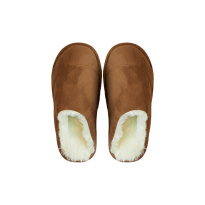 Women home slippers 36-41 brown/white dots