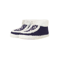 Women home ankle slippers 36-41 blue