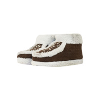 Women home ankle slippers  brown 36-41