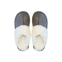 Women home slippers 36-41 gray