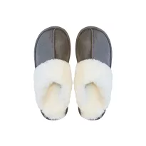 Women home slippers 36-41 gray