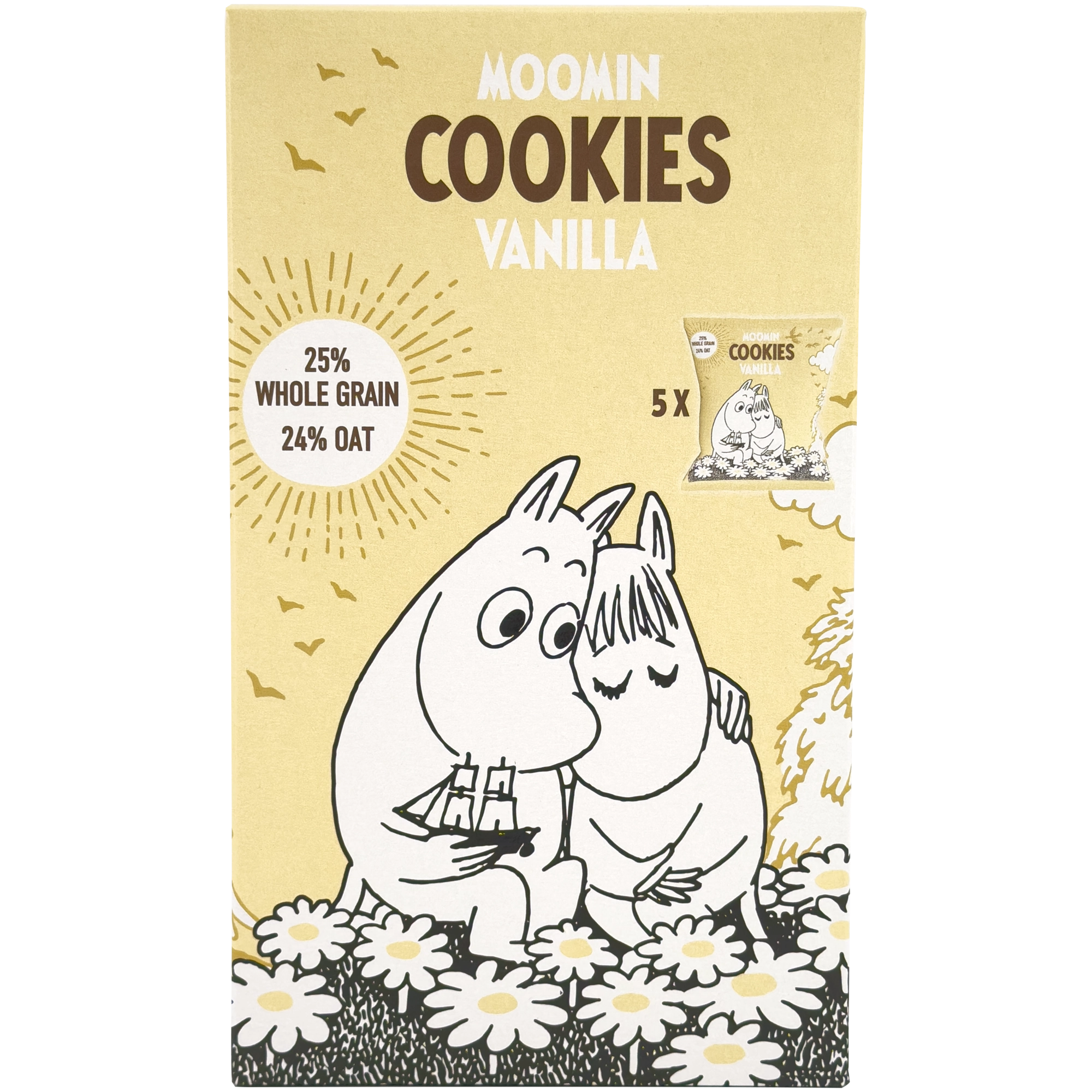Moomin Kids Cookies Vanilla 5x20g