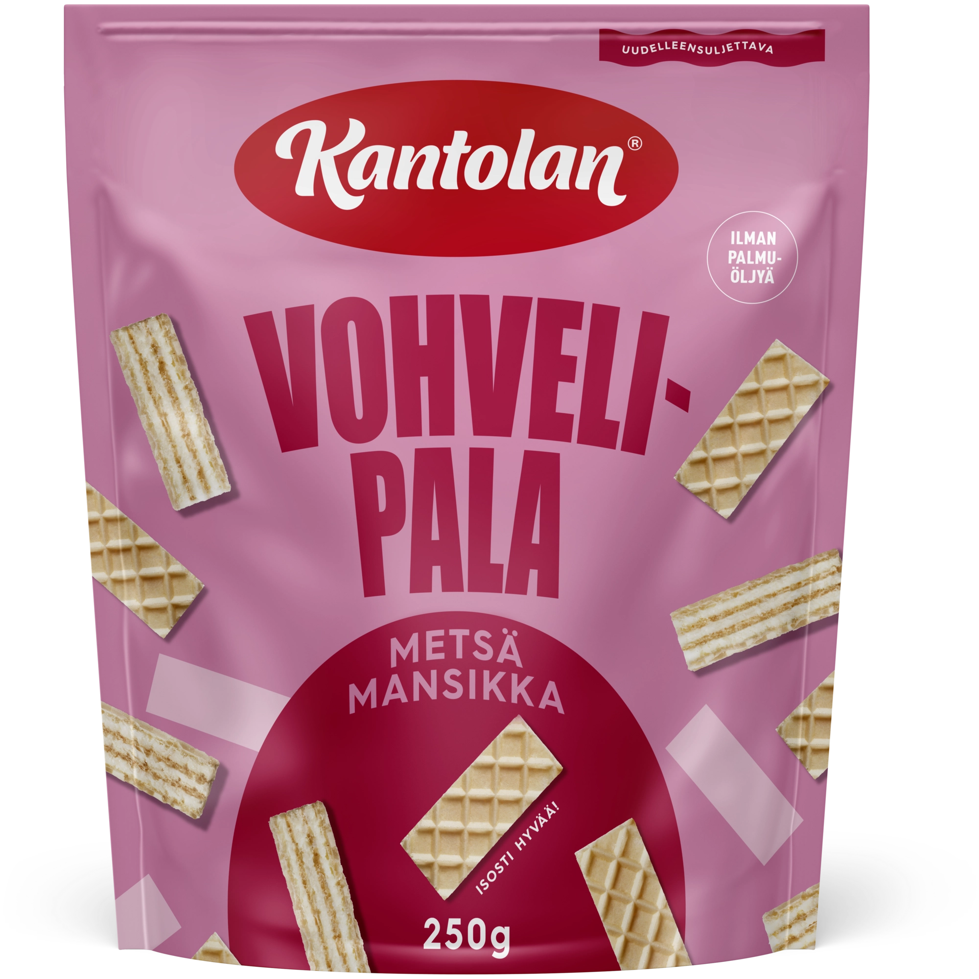 Kantolan Vohvelipala metsämansikka 250g
