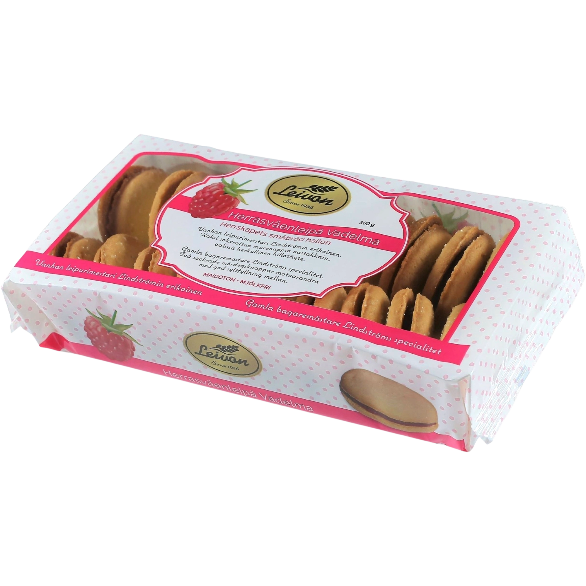 Leivon Herrasväenleipä vadelma 300g