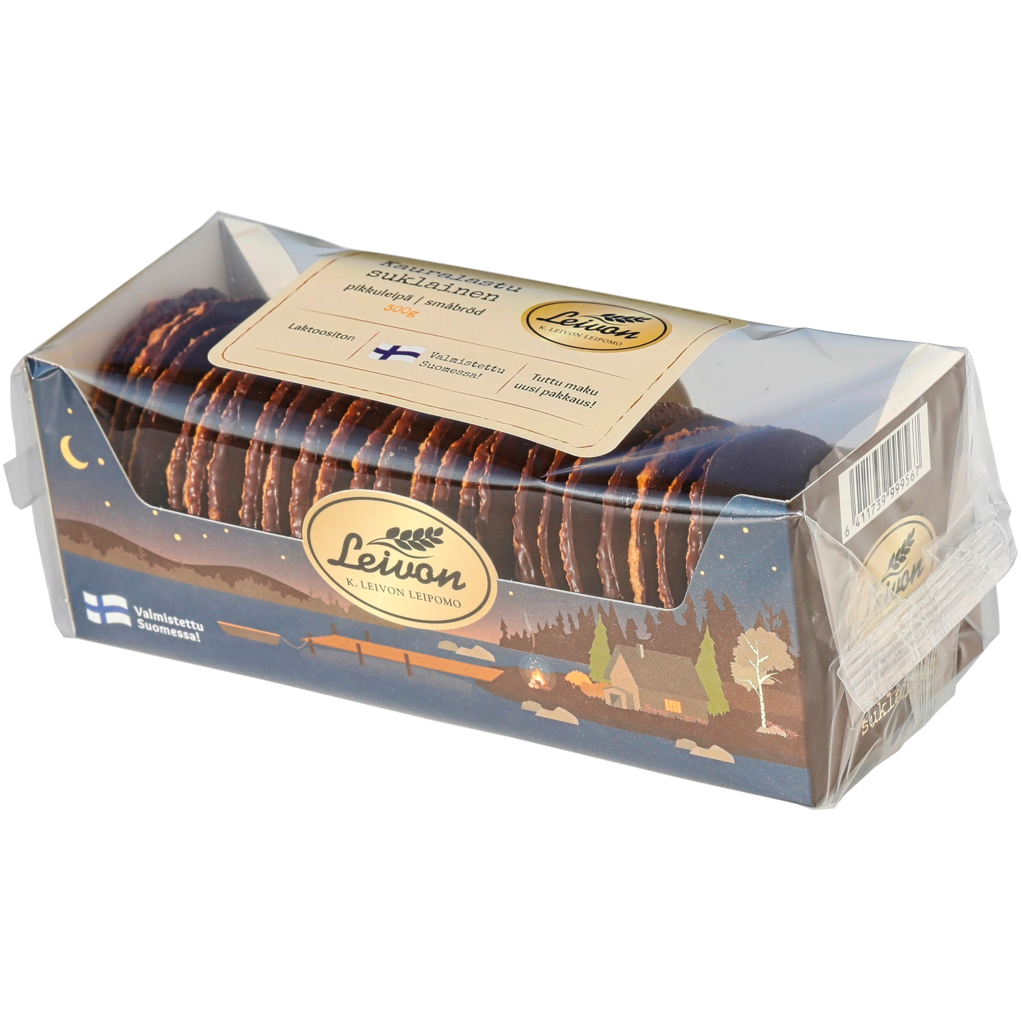 Leivon Kauralastu suklainen 300g