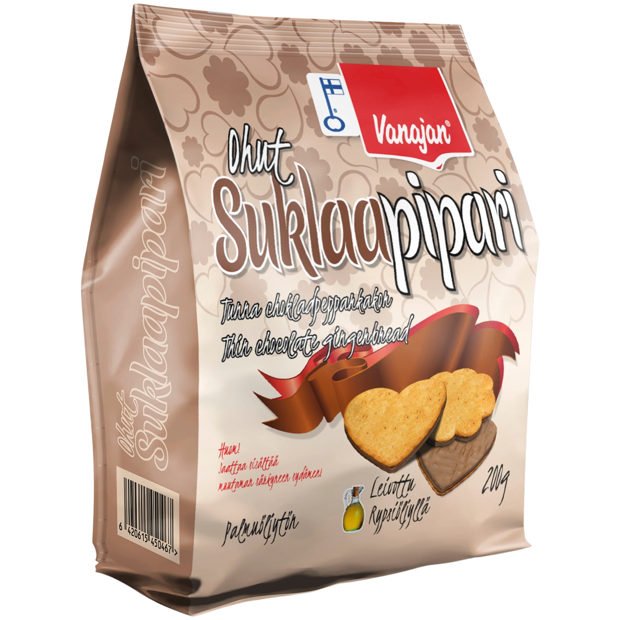 Vanajan Ohut Suklaapipari 200g