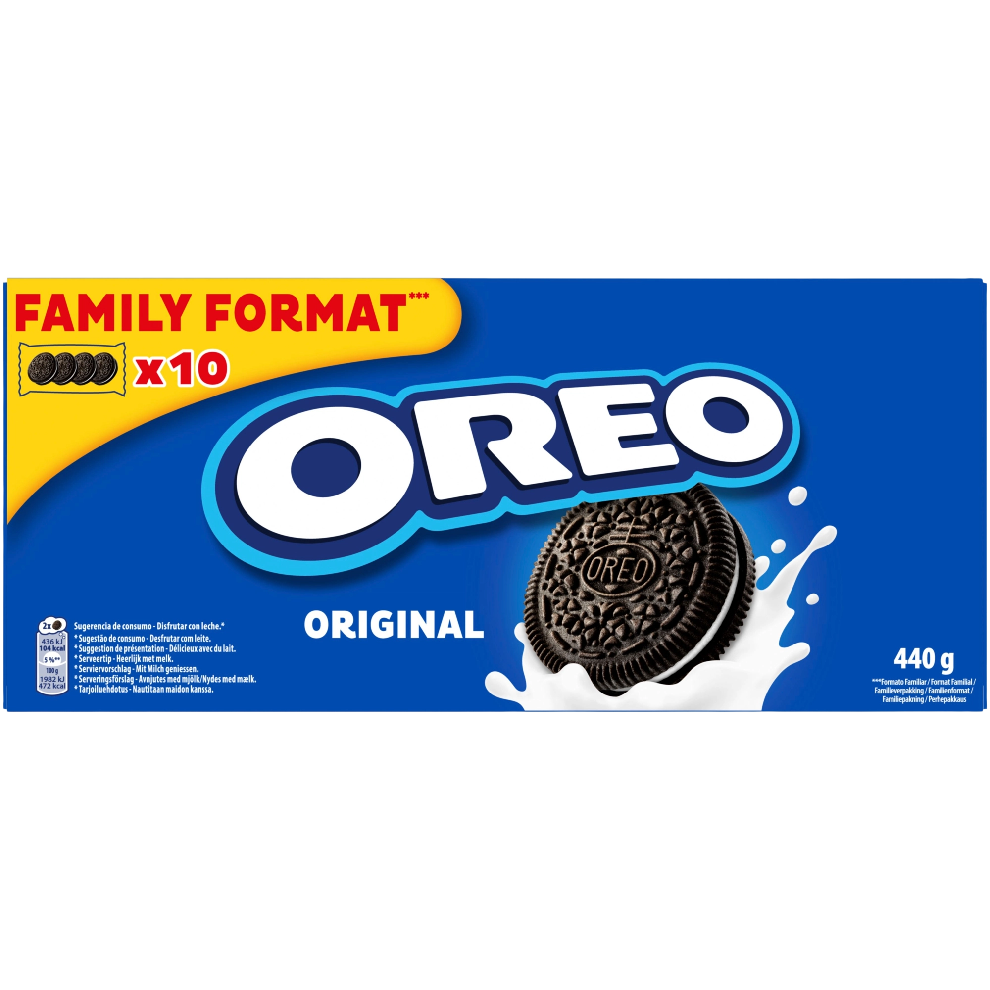 Oreo Original täytekeksi Family Format 440g