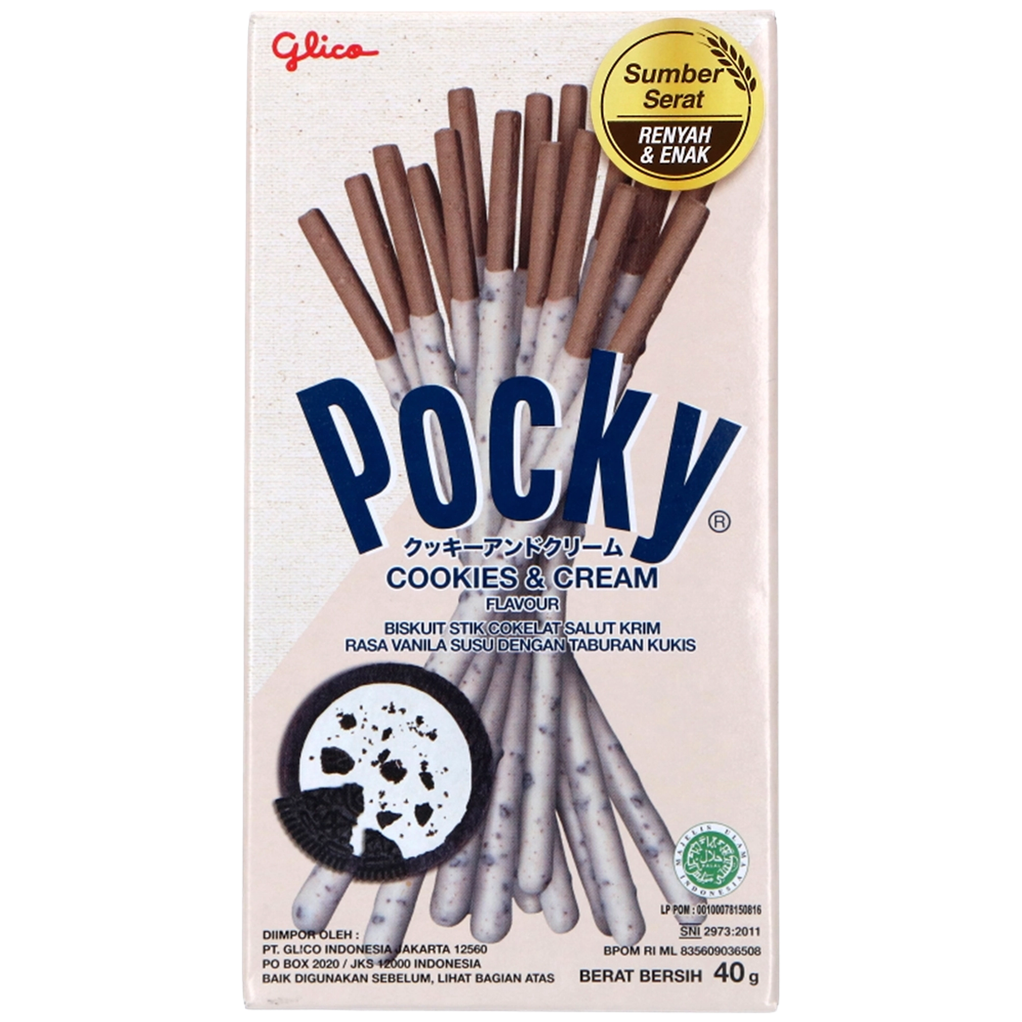 Pocky Keksitikku cookies and cream 40g