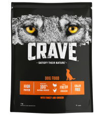 Crave dry dog ??food turkey & chicken 1kg