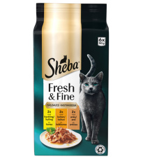 Sheba Fresh & Fine Poultry Assortment in Sauce 6x50g