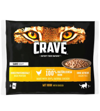 Crave cat food 4x85g Chicken