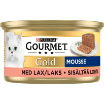 Gourmet gold salmon mousse cat food 85g