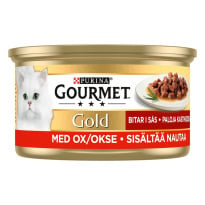 Gourmet Gold Beef in Sauce cat food 85g