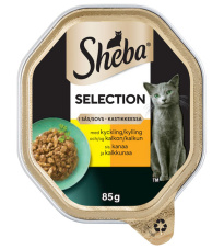Sheba Selection portioned meal chicken-turkey 85g
