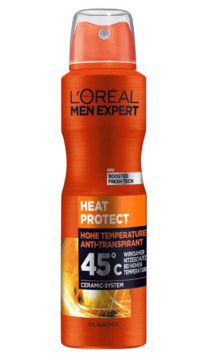 L'Oreal Men Expert Deospray Heat Protect 45°C, 150 ml