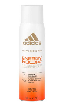 Adidas Active Skin & Mind Deo Spray 100ml Energy Kick Compressed