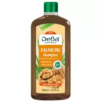 DeBa Hair shampoo with walnut and aloe vera 500ml