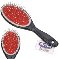 Hair Brush Massage w/ Burling 21cm Black