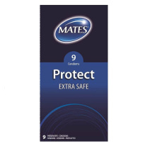 Mates Protect Extra Safe Condoms 9 Pack