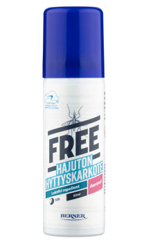 Free mosquito repellent aerosol 50ml