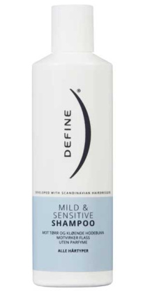 Define Mild & Sensitive shampoo for all hair types 250ml