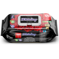 Whiteday Rose wet wipes 120 pcs
