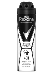 Rexona Men Invisible Black & White antiperspirant spray 150ml