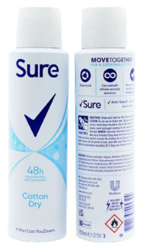 Sure Cotton Dry Antiperspirant 150 ml