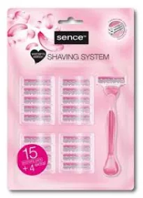 Sencebeauty Razors 15+4pcs Triple Blades For Women