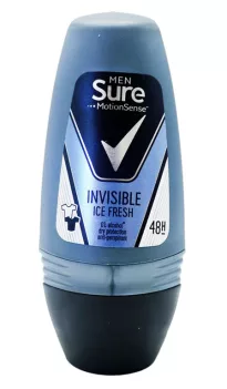 Sure Men Invisible Ice Fresh Antiperspirant Deodorant Roll On 50ml