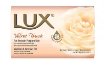 lux velvet touch bar soap with jasmine & almond oil - 80g