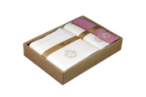 LOVE STYLE Gift set of towels in a box 70x130cm 1 pc., 35x70cm 2 pcs.
