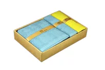 LOVE STYLE Gift set of towels in a box 70x130cm 1 pc., 35x70cm 2 pcs.