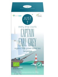 Just T organic Captain Earl Gray black tea 18ps