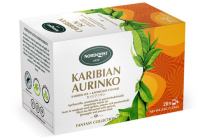 Nordqvist Caribbean Sun 20pcs/35g black flavored tea bags
