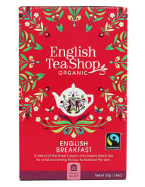 English Tea Shop black tea 20pcs English Breakfast Fair Trade organic