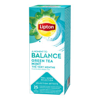 Lipton HoReCa green tea flavored with mint and aroma 25pcs RFA