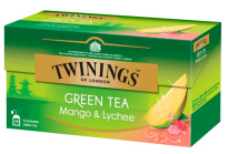 Twinings green tea mango-lych 25x1,8g