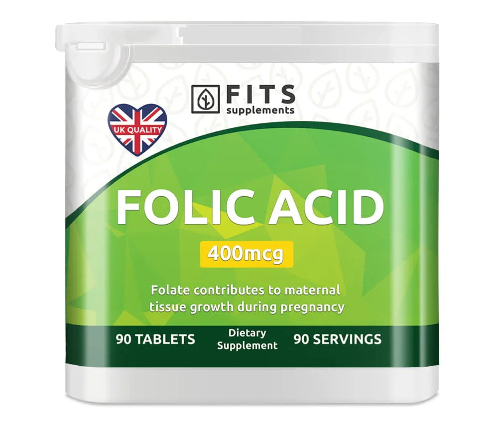 Folic acid 400mcg 90 tablets