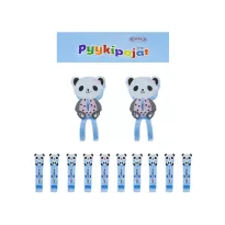 Atma Clothespin panda, blue