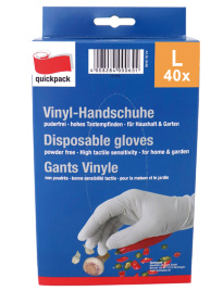 Glove one use extra thin 40pcs Size L
