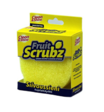 Cleaning sponge Fruit Scrubz, yellow