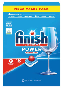 Finish Dishwasher tablet Power Essential 120tab