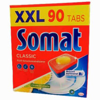 Somat Classic Lemon Lime Dishwasher Tabs 90s XXL