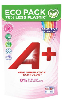 A+ Sensitive Color laundry liquid refill 920ml